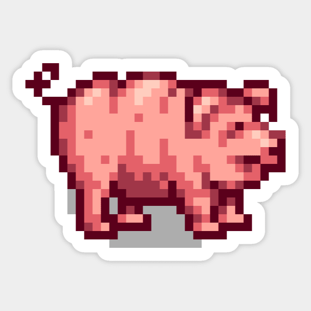 Pig Sticker by SpriteGuy95